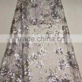 CL60070 Top Grade Quality Fashionable Net Emboridery Lace With Sequins,french Lace Fabric Dress Fabric thumbnail-2