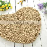 Microfiber Heart Shape Bedroom Mat