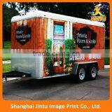 Custom Printing Vinyl Full Color Trailer Sticker Wrap Wholesale