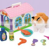 Vet Kit role play set with carrier and plush cat