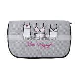 YIWU RODA 100% Polyester High Quality of Sandwich Mesh Embroidery Folding Laundry Bag thumbnail-5