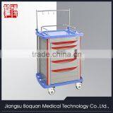 Five Drawers Plastic-steel Columns With One Dust Baskets ABS Transfusion Trolley thumbnail-3