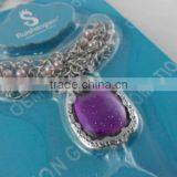 Kids Silver Latest Design Bead Pendant Stainless Steel Chain Necklace thumbnail-2