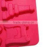 OEM/ODM House Shape Silicone Ice Cube Tray Mold Chocolate Container thumbnail-2