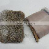 Winter Oversleeve Luxurious Rabbit Fur Real Coat Fur Cuff thumbnail-5