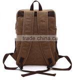 High Quality Vintage Canvas Backpack for Outdoor thumbnail-3