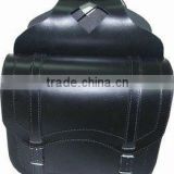 DL-1606 Motorbike Cruiser Studded Saddle Bags UV Protection Synthetic or Genuine Leather