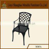 Hot Sale! Die Sand Cast Aluminum Dining Chair Hotel Lounge Furniture Outdoor Furniture thumbnail-2