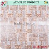 White squares multiple pattern woven hollow out design chemical lace embroidery fabric for wedding dress