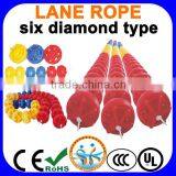 Swimming Pool Float Line Six Diamond Shape Lane Rope thumbnail-1