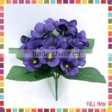 Newest H22cm Purple Silk Artificial Violet Flowers