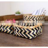 Bamboo Woven Mini Desk Storage Basket thumbnail-5
