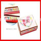 Classic Colorful Fresh Heart Printing Paper Candy Gift Storage Box Wholesale thumbnail-4