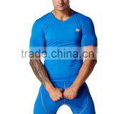 Wholesale Youth Gym Compression Cool Sexy Wear Fabric Dark Blue thumbnail-2
