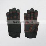 Synthetic Leather Reinforced Palm Mechanic Glove thumbnail-1