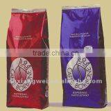 Side Gusset Laminated Aluminum Foil Coffee Bag With Coffee Design