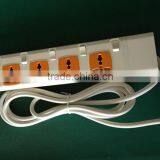 New Design 4 Gang Universal Pin Extension With Double USB