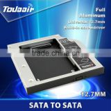 wholesale alibaba panke biometric device 2nd SSD HDD HD Hard Disk Driver Caddy SATA for 12.7mm CD / DVD-ROM Optical Bay Universa