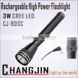 2016 High Power Aluminum Alloy LED Rechargeable Flashlight