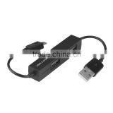 MINI USB OTG Cable for Iphone and Low-cost High-speed Plastic Casing 4 Port Usb 2.0 Hub thumbnail-4
