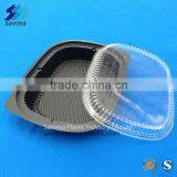 Transparent Cover Disposable Plastic Bento Box thumbnail-1