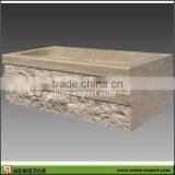 NEWSTAR Square Marble Bathtub 120/150/180/195cm