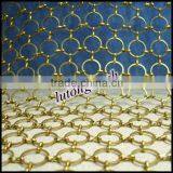Gold Metal Chainmail Mesh