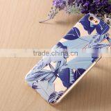 Transparent Ultrathin Hard Plastic Cell Phone Case With Blue Painting Case for Iphone thumbnail-3
