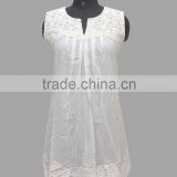 Sleeveless Cotton Dress/ Beach wear/ Casual Wear Dress