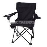 Folding Camping Chair Portable Fishing Beach Outdoor Collapsible Chairs-Black thumbnail-2