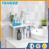 Mini Plastic Bathroom Comestic Storage Rack Kitchen Removable Plate Drying Shelves Rack thumbnail-1