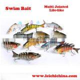 Good Design Plastic Multi Jointed Life Like Hard Body Fishing Swim Bait thumbnail-2