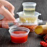 8oz Black Small Plastic Sauce Pot