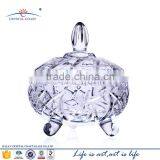 Iran Hot Sale Storm Engaved Fancy Glass Jars for Sale thumbnail-1