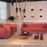 Genuine Leather Three Seat Sofa. Two Seat Sofa. Small Table. Comfortable and High Quality Leather Sofa Set B48170 thumbnail-1