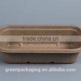 Compostable Wheat Straw Biodegradable Lunch Boxes Brown Color thumbnail-4