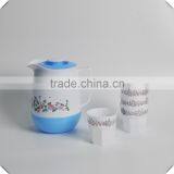 Competitive Price Collapsible 1.2L Water Jug Set With 4 Cups for Sale thumbnail-1