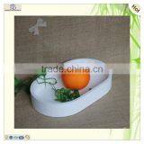 White Painted Mdf Wooden Soap Tray Dish thumbnail-2