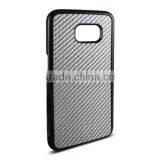 Silver Twil Carbon Fiber Case ,shiny Carbon Fiber Phone Case for Samsung s7 Edge thumbnail-2