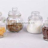 Pumpkin Embossed Glass Candy Jar for Halloween thumbnail-1