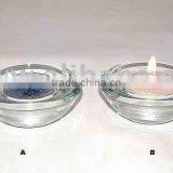 Glass votive T-Light Holder