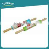 Toprank Bakeware Accessories Pastry Tools Beech Wood Rolling Pin French Wood Noodle Rolling Pin With Wood Handle thumbnail-1