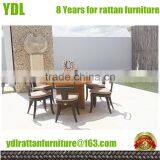 Youdeli Outdoor Dining Furniture/ Round Shape Rattan Table Sets thumbnail-1