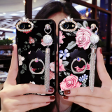 Diamond Housing Case Silicone Mobile Phone Cases for IPhone7/7Plus/6/6s/6plus/6splus Cell Phone Finger Ring Stent Holder thumbnail-2