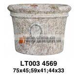 Vietnam Pattern Large Rustic Antique Flower Pot For Manufacturer thumbnail-1