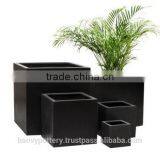Polystone Cube Planter, Set of 5. thumbnail-1
