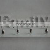 With Hooks Wood Wall Mounted Shelving thumbnail-5