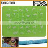 FDA Eco-friendly Cheap Dishwasher Safe Silicone Baby Placemat, Silicone Placemat for Kids thumbnail-2