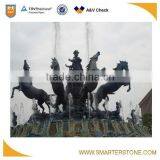 Decorative Black Color Marble Water Fountain for Plaza thumbnail-1