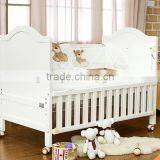 Antique Pure White Solid Wood Teenage Bed, Solid Wood Convertible Kids Bed With Toddlers BF11-08053a thumbnail-3